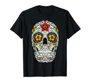 Day Of The Dead Sugar Skull Funny Cinco de Mayo Men Women T-Shirt