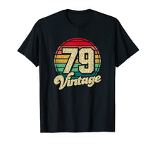 Load image into Gallery viewer, 40th Birthday Gifts - Vintage 1979 T-Shirt Classic Women Men
