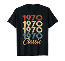 Load image into Gallery viewer, Retro T-Shirt Born in 1970 49th Birthday Vintage T Shirt
