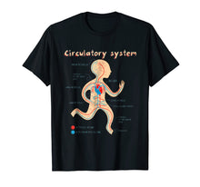 Load image into Gallery viewer, Cute anatomy tee - The circulatory system
