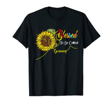 Load image into Gallery viewer, Blessed To Be Called Grammy Floral Funny Gift T-Shirt
