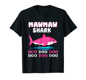 Mawmaw Shark T-shirt Doo Doo Doo - Mother's Day Gift Tee