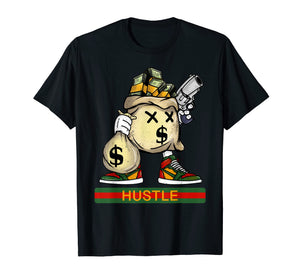 Money Stacks Hustle Wall Street Money Hip Hop T-Shirt Gift