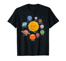 Load image into Gallery viewer, Solar System Tshirt for Kids or Teachers
