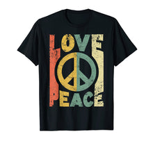 Load image into Gallery viewer, Love Peace Freedom T-shirt 60s 70s Vintage T-shirt
