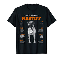 Load image into Gallery viewer, Anatomy Of A Mastiff Dogs T Shirt Funny Gift
