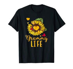 Love sunflower grammy life shirt