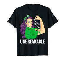 Load image into Gallery viewer, Transplant Warrior Unbreakable Organ Donor Awareness T-Shirt
