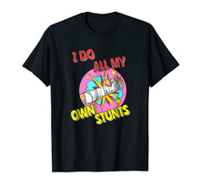 Load image into Gallery viewer, I Do All My Own Stunts T-Shirt Injury Kids Broken Arm Tee
