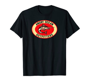 Marlin Fishing T Shirt Angry Ocean Outfitters Tee