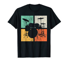Load image into Gallery viewer, Drummer T-Shirt Drumline Tshirt Drumset Tee Gift Vintage
