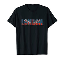 Load image into Gallery viewer, London Flag Retro Vintage Souvenir Distressed Gift T-Shirts
