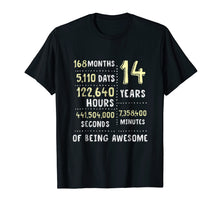 Load image into Gallery viewer, 14th Birthday Gift T-Shirt B-Day 14 Years Old Being Awesome
