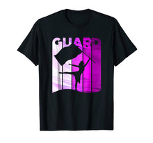Load image into Gallery viewer, Color Guard - Winter Guard Flag T Shirt in Purple
