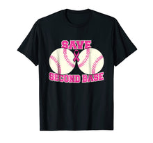 Load image into Gallery viewer, Save The Second Base Breast Cancer Survivor T-shirt
