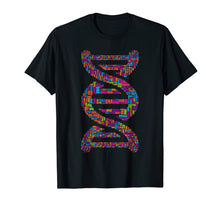 Load image into Gallery viewer, Biology DNA Molecule Word Cloud T-Shirt Science Teacher Gift
