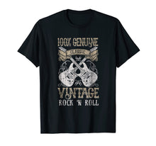 Load image into Gallery viewer, Classic Vintage Rock T Shirt Rock n Roll Guitars Music Gift
