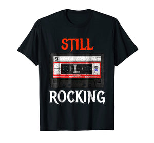 Classic Rock Cassette Tape T-Shirt - Funny 80's Vintage Tee