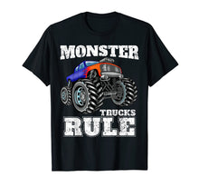 Load image into Gallery viewer, Monster Trucks Rule Shirt Monster Truck T-Shirt for Boys Tee
