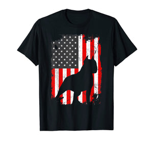 Cane Corso American Flag USA Patriotic Shirt Dog Gift