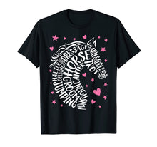 Load image into Gallery viewer, Horse T shirt for Girls Women Gifts Horses Horseback Riding
