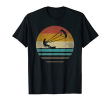 Load image into Gallery viewer, Kiteboarding Shirt Retro Vintage Silhouette Distressed Gift
