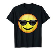 Load image into Gallery viewer, HD Emoji Sunglasses Face Shirt - Emoticon Tee - Cool Emotag
