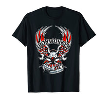 Load image into Gallery viewer, American By Birth Ironworker By Choice Tshirt USA Flag Eagle
