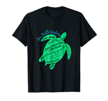 Load image into Gallery viewer, Green Sea Turtle Hawaiian Honu Wisdom T-Shirt
