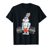 Load image into Gallery viewer, Easter Bunny Bodybuilding Gym Fitness Workout T Shirt Gift
