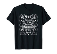 Load image into Gallery viewer, Vintage 1938 Perfectly - 80th Birthday 80 Years Old T-Shirt
