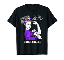 Load image into Gallery viewer, CURE CJD Warrior Unbreakable Shirt CURE CJD Awareness Gift

