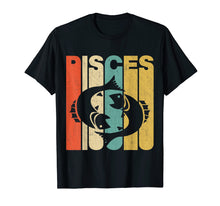 Load image into Gallery viewer, Vintage Retro Pisces Zodiac T-Shirt
