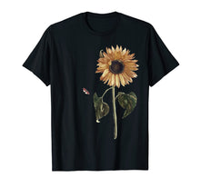 Load image into Gallery viewer, Sunflower T-Shirt Helianthus Annuus Botanical Art, Flower
