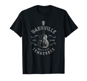 Nashville Music City USA Vintage T-shirt