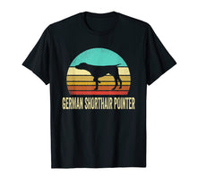 Load image into Gallery viewer, Vintage German Shorthair Pointer Shirt Dog Sunset
