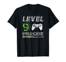 Load image into Gallery viewer, Level 9 Unlocked - 9 Year Old Gamer Funny Birthday T-Shirt
