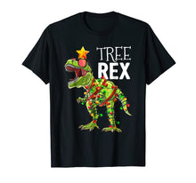 Load image into Gallery viewer, Tree Rex Christmas Shirt T Rex Dinosaur Christmas Gift Boys
