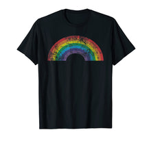 Load image into Gallery viewer, Rainbow Shirt Vintage Retro 80's Style Gay Pride Gift
