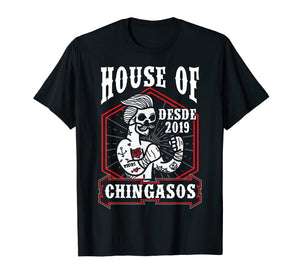 House Of Desde Chingasos 2019 Funny Boxing Tattoo T-Shirt