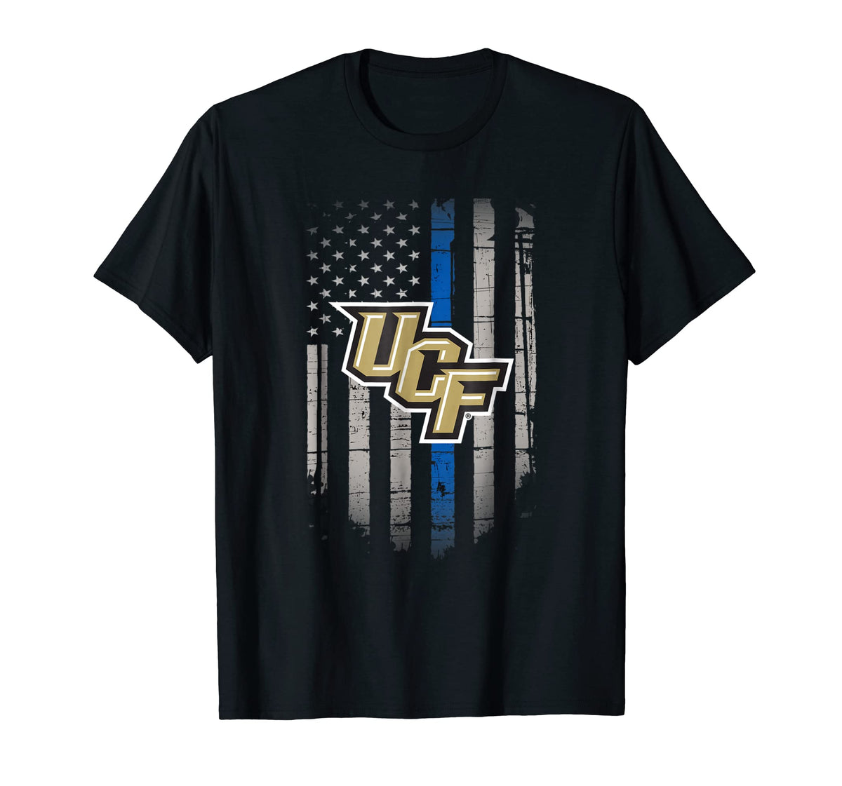 Ucf Knights Thin Blue Line TShirt Apparel New Zealand Myshirts.co.nz