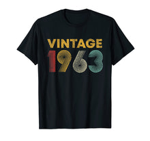 Load image into Gallery viewer, 56th Birthday Gift Idea Vintage 1963 T-Shirt Men Women
