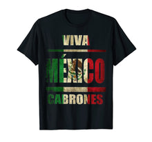 Load image into Gallery viewer, VIva Mexico Cabrones and christmas mexico Tshirt
