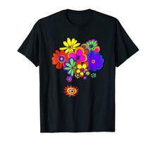 Load image into Gallery viewer, 60s &amp; 70s Retro Flower Power T Shirt
