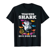 Load image into Gallery viewer, Funny Teacher Shark Doo Doo Doo T-Shirt
