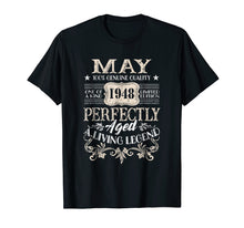Load image into Gallery viewer, May 1948 T-Shirt Retro Vintage 71st Birthday Decoration

