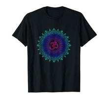 Load image into Gallery viewer, Om Mandala Rainbow | Spiritual New Age Buddhist Yoga T Shirt
