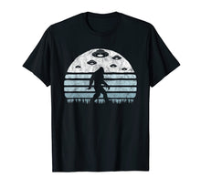 Load image into Gallery viewer, Bigfoot UFO Abduction - Vintage BELIEVE Retro T-Shirt
