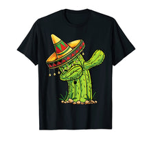 Load image into Gallery viewer, Dabbing Cactus T Shirt Cinco de Mayo Boys Kids Men Mexican
