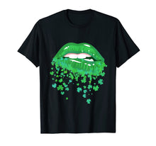 Load image into Gallery viewer, Funny Irish Green Lips St Patricks Day Sexy T-shirt
